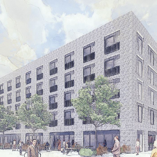 Hotel exterior CGI